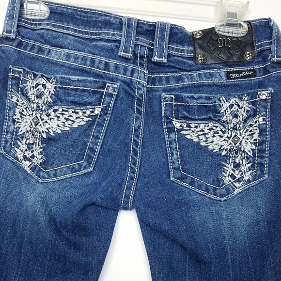 Missme skinny Jean's chrust wings pocket size  26 - Picture 7 of 8